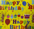 Example wrapping paper. Occasion-appropriate designs may vary.